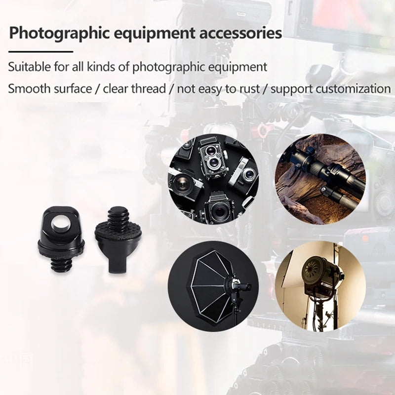 1/4 Lanyard Screw 3/8 SLR Camera Tripod Lifting Ring Sports Digital Camera Accessories With Lanyard Hole Safe Connection Ring Oasis Select