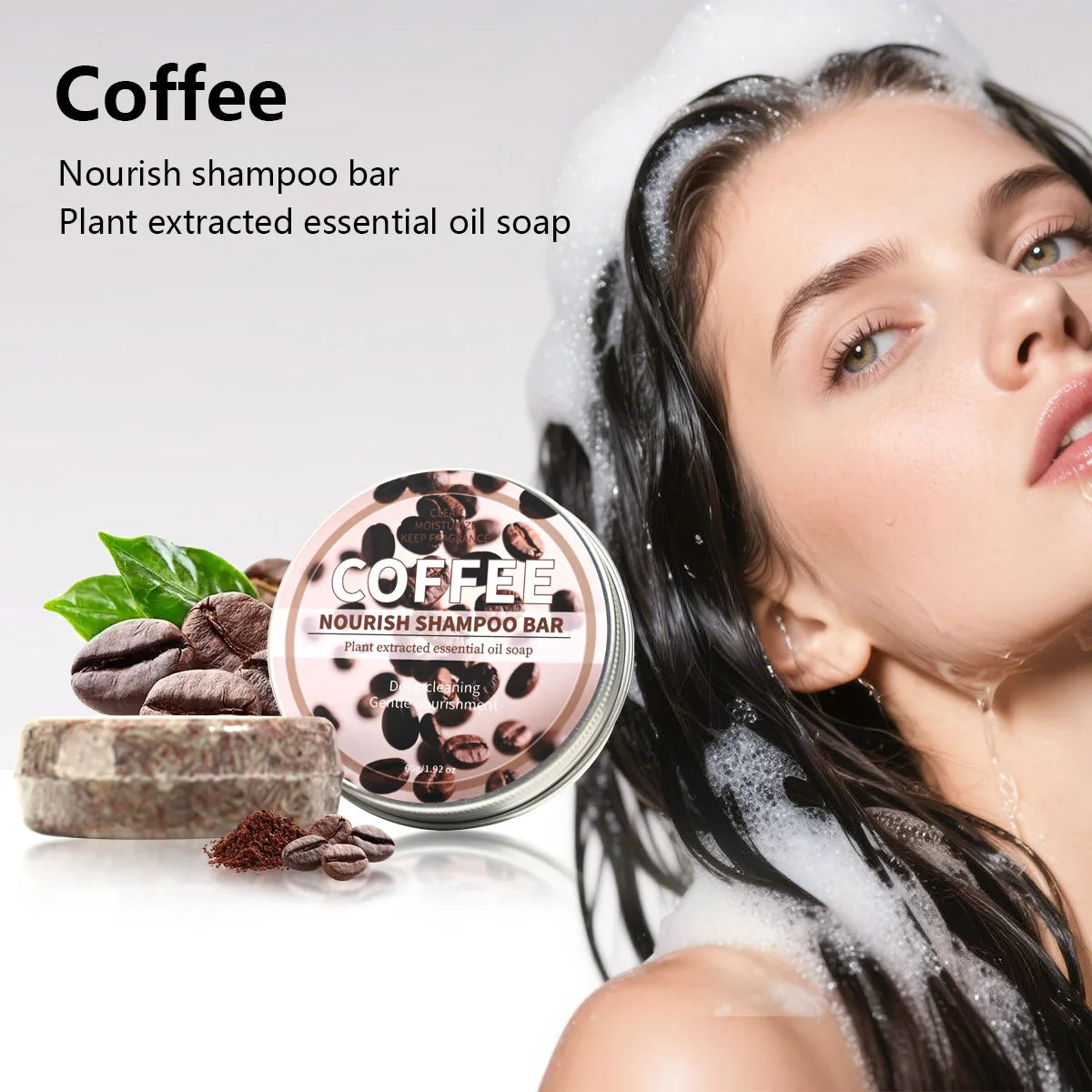 Coffee Essence Nourishing Shampoo Bar – Oil Control & Deep Clean