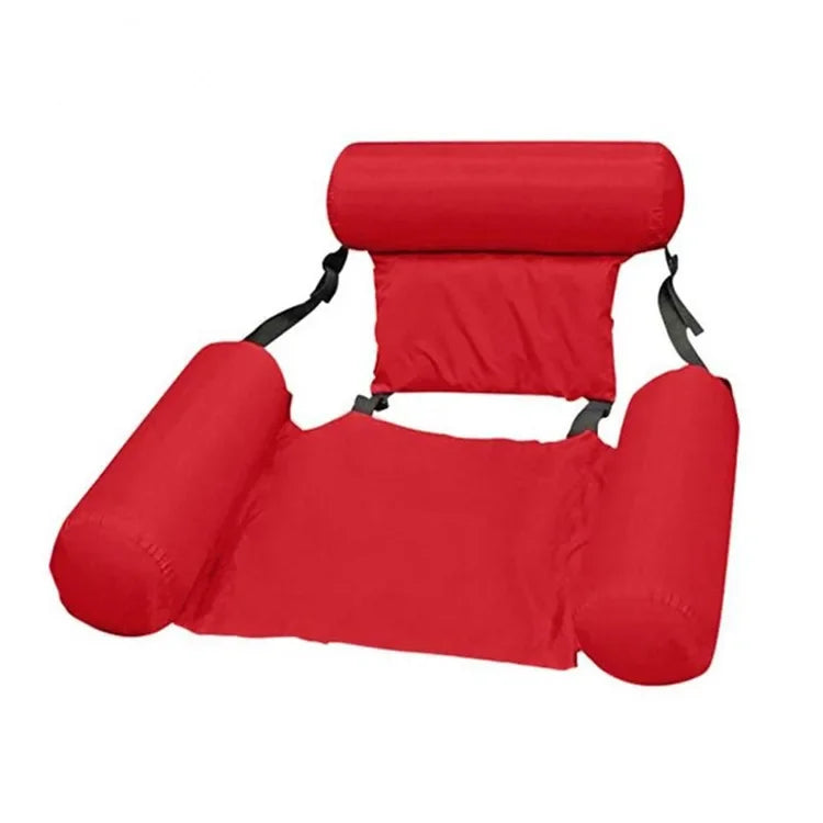 Inflatable Lounge Chair – 3-Tube Foldable Colorful Pool Float