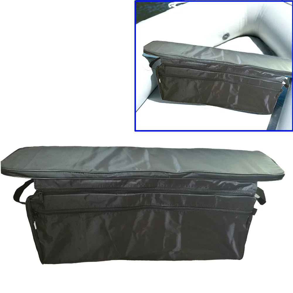 Canoe Dinghy Fishing Boat Inflatable Boat Under Seat Storage Bag with Padded Seat Cushion Oasis Select