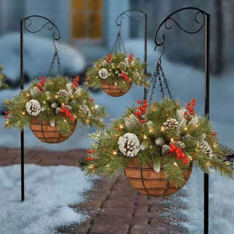 Christmas Wreath Festival Decoration Wreath Artificial Wreath Decoration Porte D’entree Home Decor Oasis Select