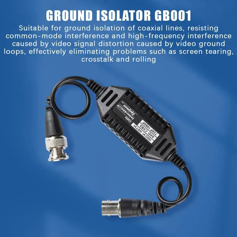 GB001 HD CCTV Video For Surveillance Camera Filter AHD Ground Loop Isolator Anti-interference Device Video Transmission Oasis Select