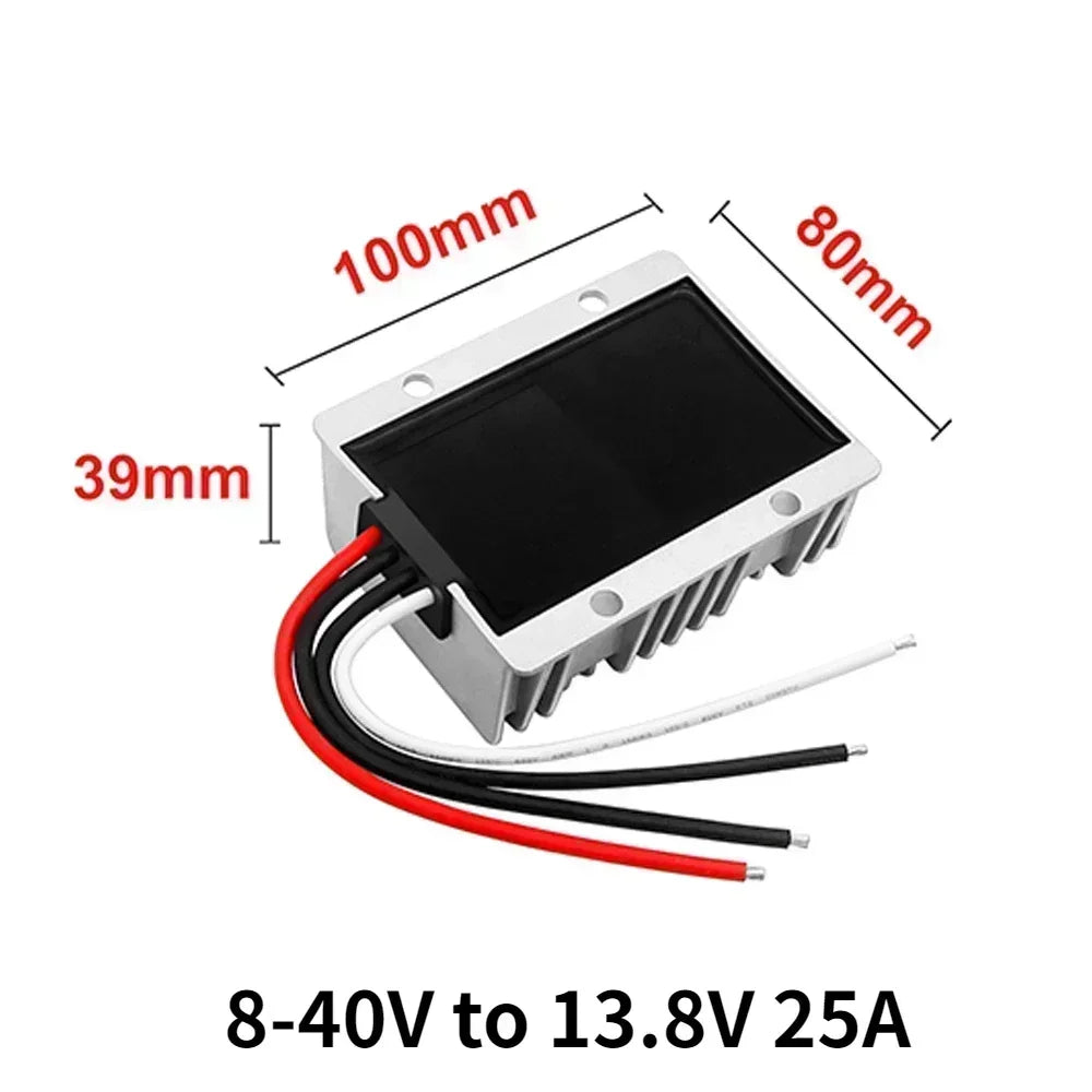 8-40V to 13.8V Boost Buck Regulator DC Power Converter Stabilizer Voltage Supply Module 30A 3A 5A 6A 15A 20A 25A 10A for Car Oasis Select 8-40V to 13.8V 25A 8V-40V 13.8V