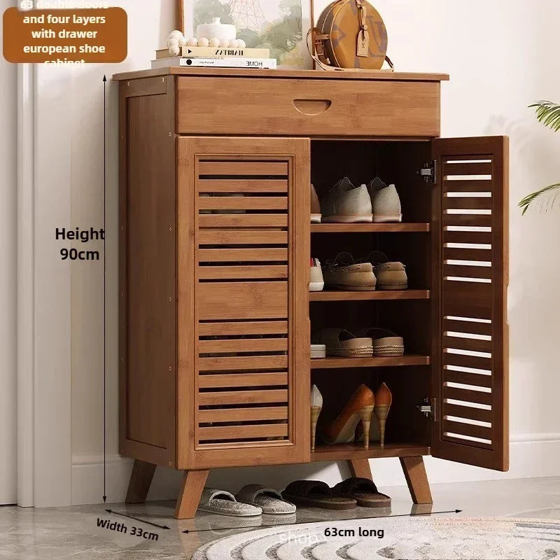 Multi-functional Shoe Cabinet Home Door Locker Entrance Cabinet Living Room Grocery Cabinet Shoe Rack Oasis Select 63B