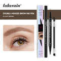5 Colors Double-headed Brow Ink Eyebrow Pen 2 Fork Eyebrow Pencil Waterproof Liquid Eyebrow Pencil Long Lasting Women Cosmetics Oasis Select 01