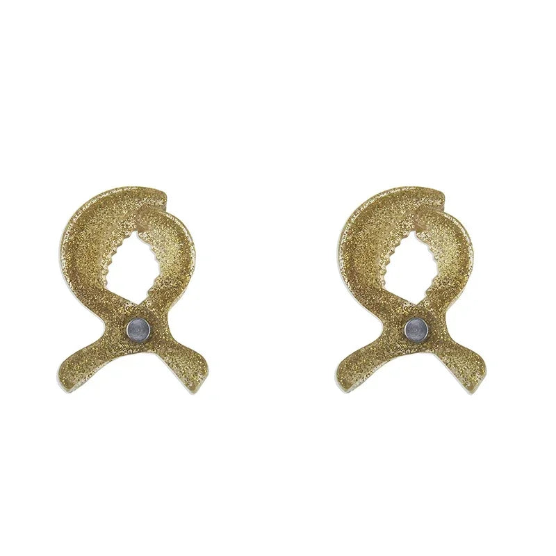 1-4PCs Baby Colorful Car Seat Accessories Plastic Pushchair Toy Clip Pram Stroller Peg To Hook Cover Blanket Mosquito Net Clips Oasis Select Gold 2pcs