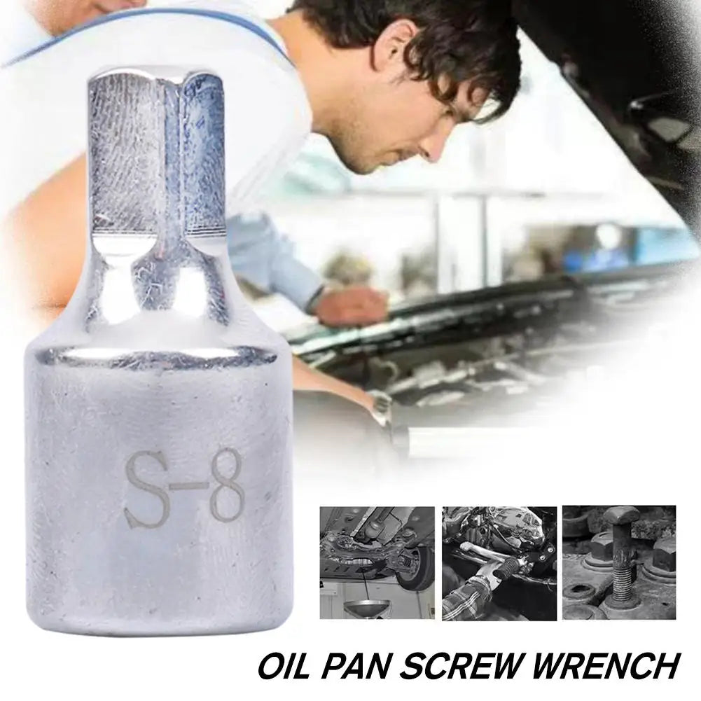 Professional 8mm Square Oil Sump Drain Plug Key Tool Remover Fit For Renault Peugeot Oil Pan Drain Screw Disassembly Tool Oasis Select
