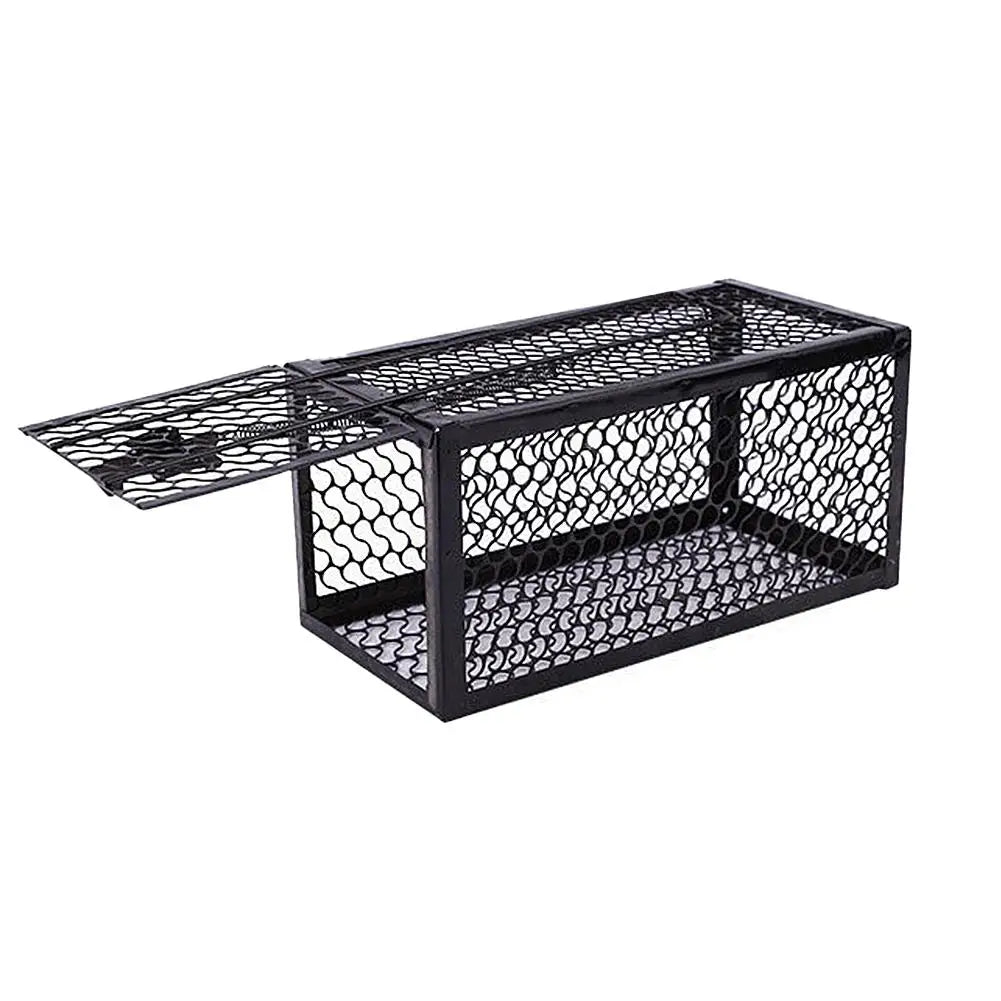 Household Metal Mousetrap Self-locking Mousetrap Safe Firm Iron Net Household Mouse Catcher Indoor Outdoor Rat Trap Rat Cage Oasis Select 1pcs