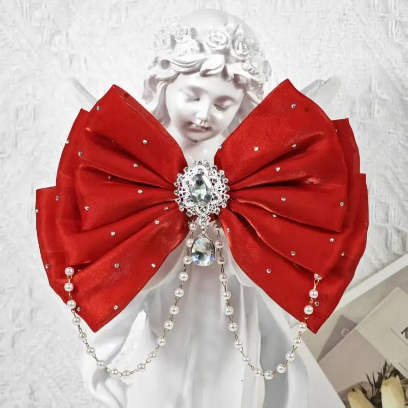 Rhinestone Bow Hair Clip for Girls – Princess Party Accessory Girls Hair Clip Oasis Select A19