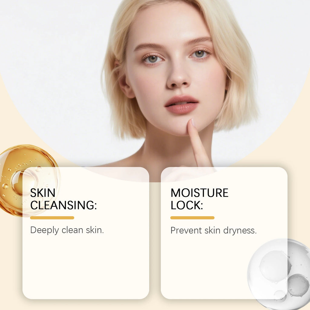 Allantoin Exfoliating Facial Cleanser Clean Facial Dirt Oil Control Unclog Pores Brighten Skin Refreshing Cleansing Facial Gel Oasis Select