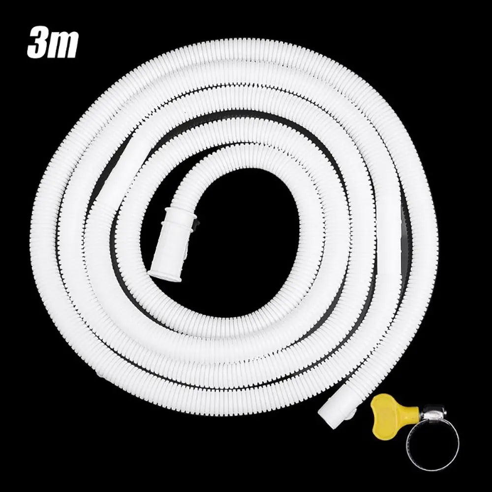Flexible PP Drain Hose Pipe – Stretchable White Plumbing Tube