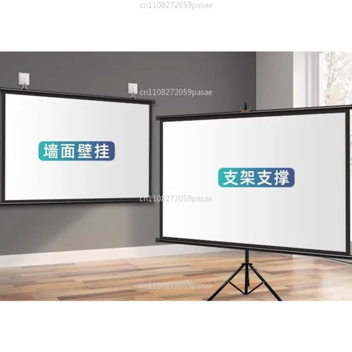 100" Tripod Projector Screen 16:9 4K HD Portable Home Cinema Projector Screen Oasis Select