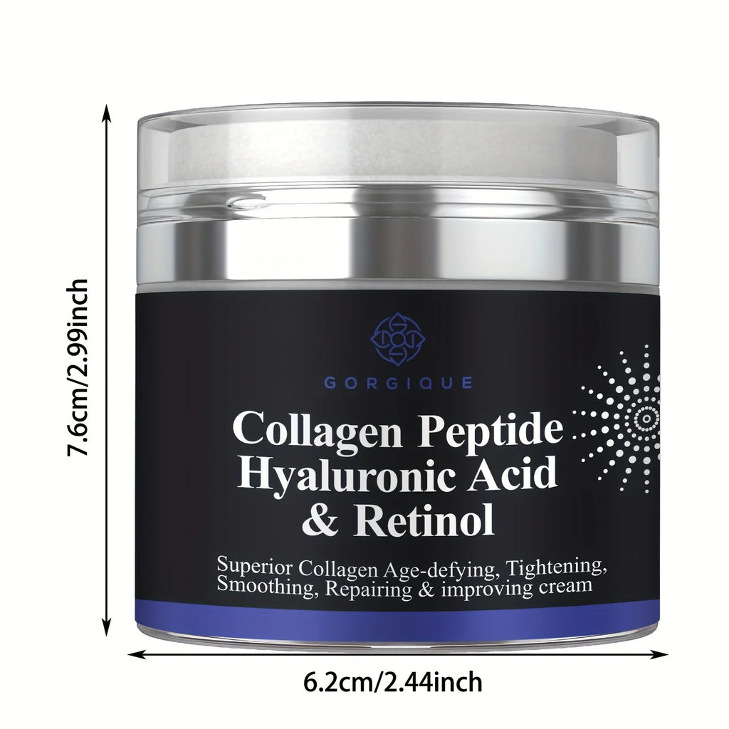 GORGIQUE Collagen Peptide Cream – Retinol & Hyaluronic Acid Face Moisturizer Cream Oasis Select 50ml