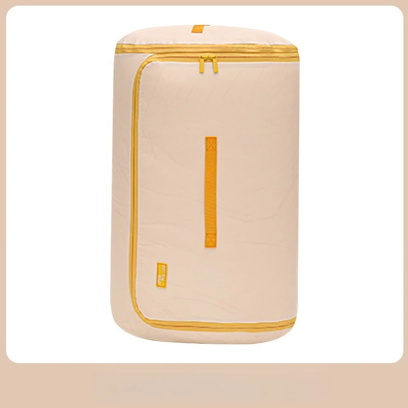 Quilt Blanket Storage Bag Compression Dustproof Large Capacity Clothing Organizer Storage Bag Wardrobe Organizers Moving Packing Oasis Select yellow L