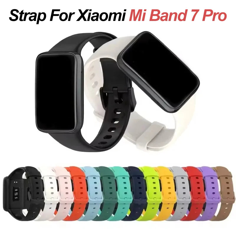 Soft Silicone Sport Strap for Xiaomi Mi Band 7 Pro Wristband Watch Strap Oasis Select