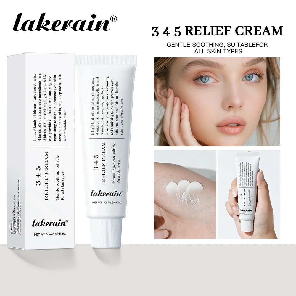 3 4 5 Relief Cream Address Blemishes Nourish The Skin And Provide Soothing Care Face Lifting Beauty Moisturizer Korean Cosmetics Oasis Select RELIEF CREAM