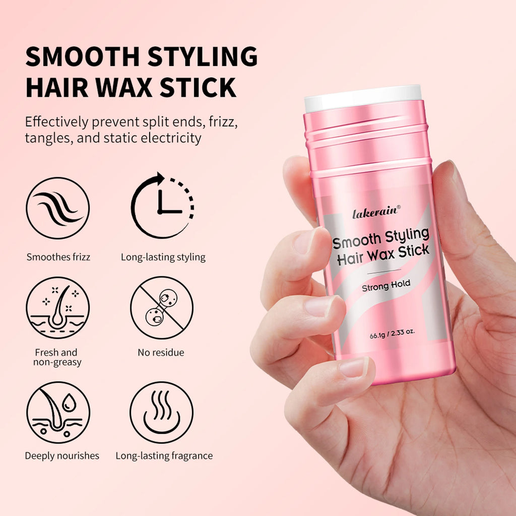 Hair Styling Wax for Women Anti Frizz Smoothing Professional Pomade Hair Mud Control Messy Hairs Wax Rod Oasis Select