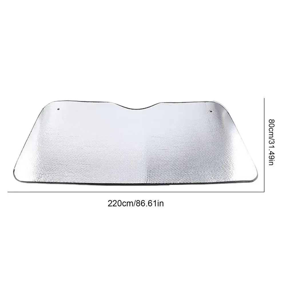 Truck Front Window Sunshade Car Window Sunshades Anti-UV Thickened Sun Shade Cover Foldable Windshield Block Cover 220cmx80cm Oasis Select 220x80cm