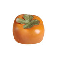 Mini Artificial Foam Persimmon Vegetable Realistic Simulation Fruit Funny Handicrafts Fake Persimmon Garden Decoration Oasis Select Yellow-L 4XL