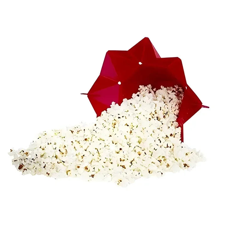 Foldable Silicone Silicone Popcorn Bowls High Quality Kitchen Easy Tools DIY Popcorn Bucket Bowl Maker Popcorn Microwaveable Oasis Select