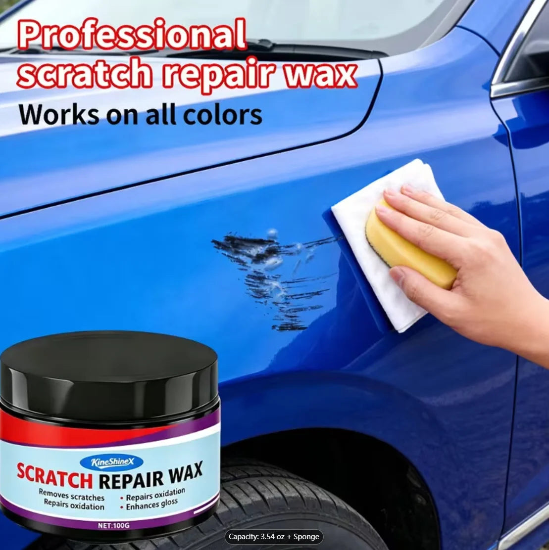 Professional Scratch Repair Wax | Fast-acting scratch remover for multiple surfaces. Suitable for cars, motorcycles, furniture a Oasis Select