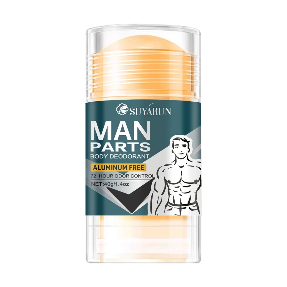SUYARUN Natural Deodorant Stick for Men – Glycerin & Mint