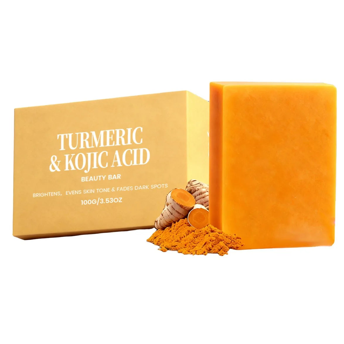 Turmeric & Kojic Acid Soap – Brightening Exfoliating Bar