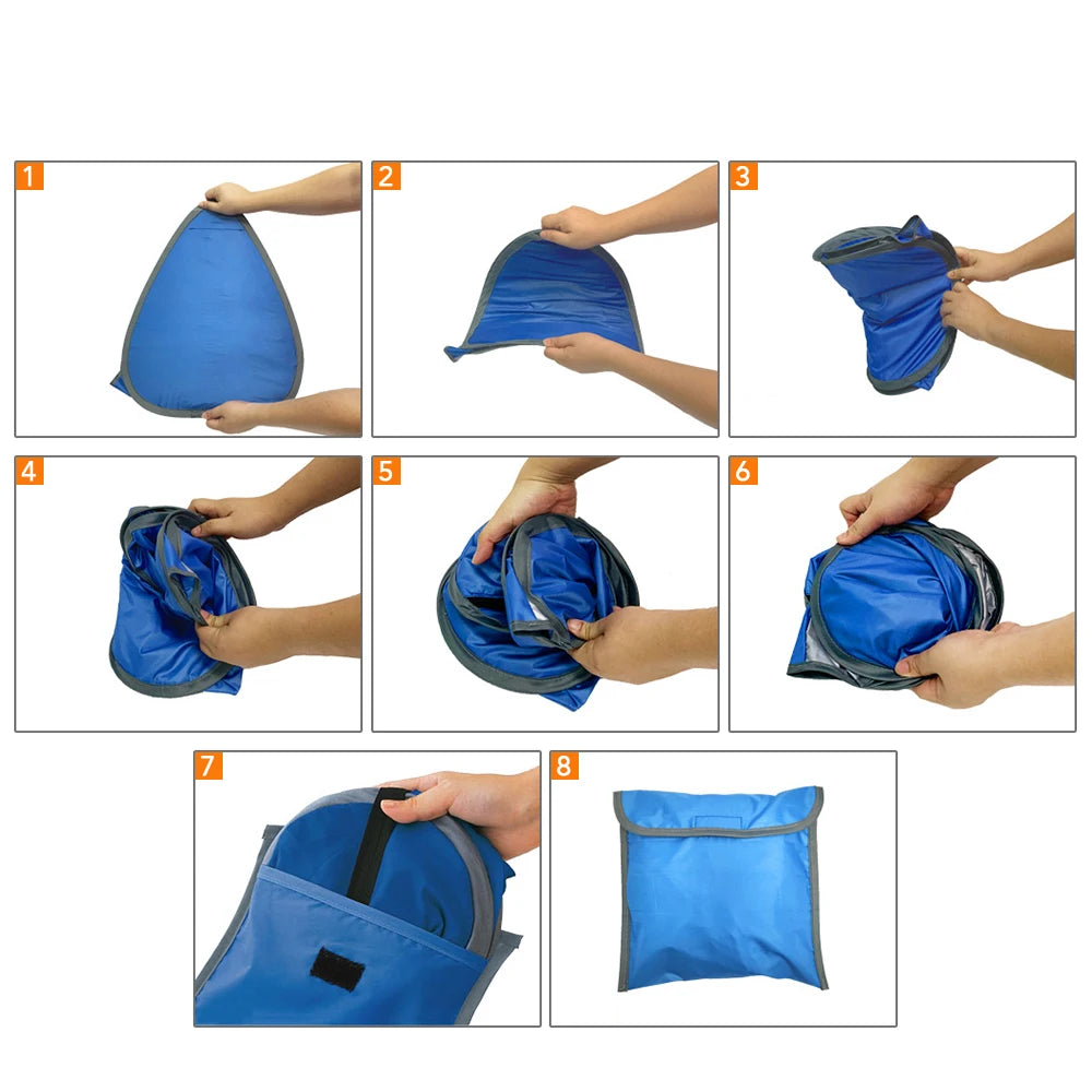 Portable Sun Shelter Outdoor Mini Sunbathing Head Tent Windproof Sand Proof Canopy Headrest Pops Up Beach Sun Shade Tents Oasis Select