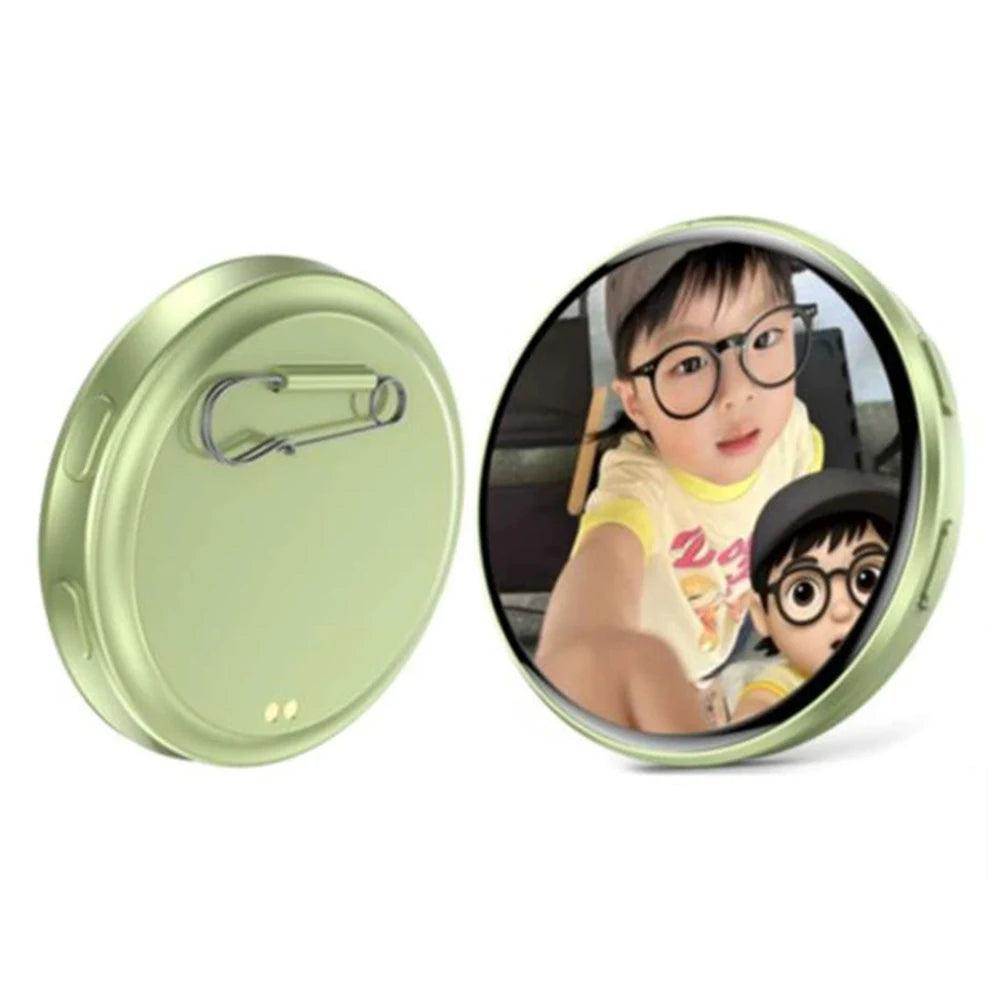 Anime Dynamic Digital Display Badge – 1.7" HD Touch Screen Pin