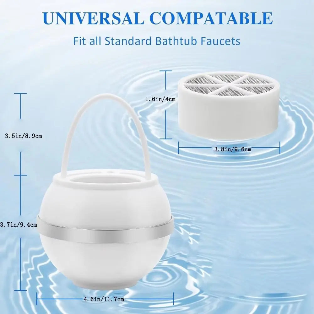 BPA-Free Bath Ball Water Filter | High Flow, Easy Install