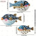 3-Piece Wooden Fish Wall Hanging Set – Coastal Ocean Home Décor