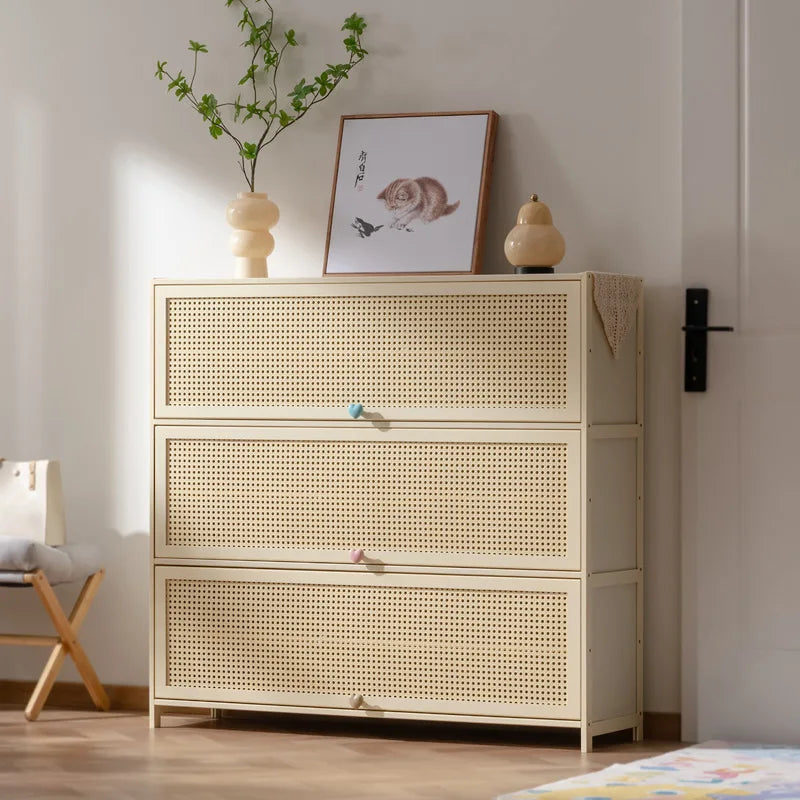 Cabinet household door against the wall large capacity entrance entrance entrance integrated solid wood storage shoe rack Oasis Select