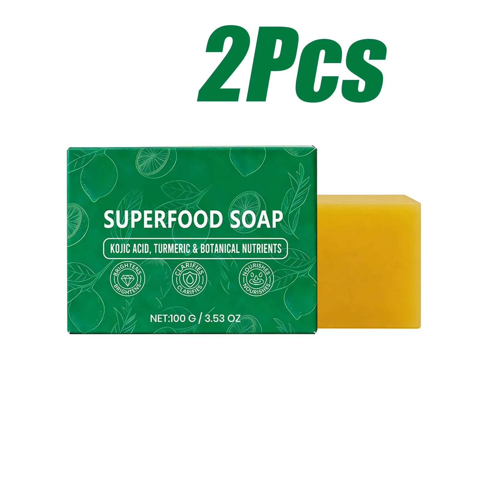 Natural Turmeric Soap for Face & Body Cleanser Handmade Superfood Soap Bar Moisturizing Brightening Skin Exfoliating Face Wash Oasis Select 200g Boxed