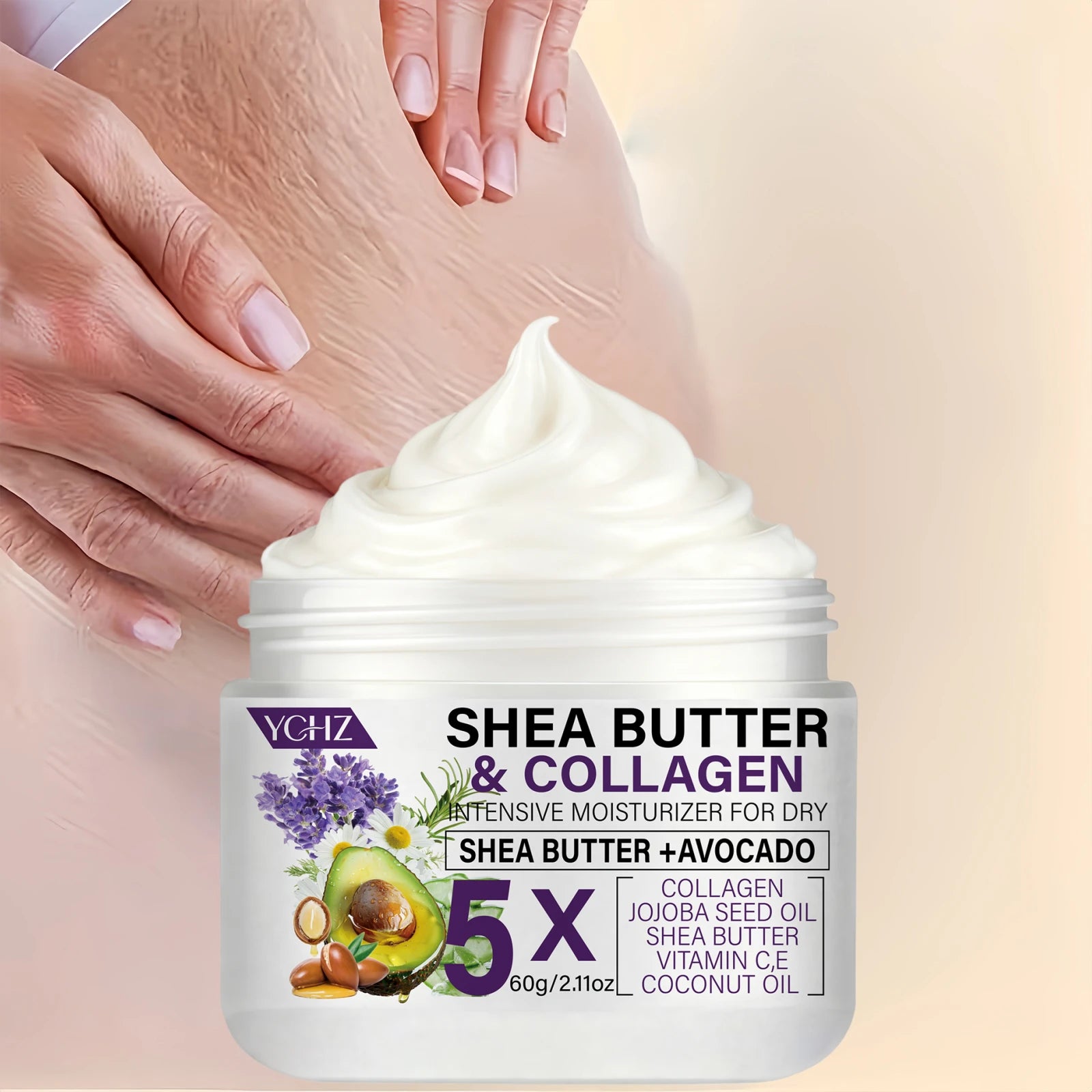 Shea Butter Collagen Firming Body Cream 60g | YCHZ
