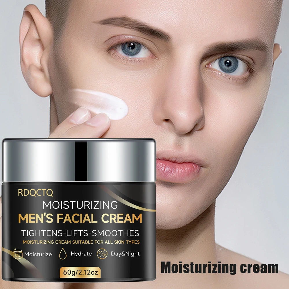 RDQCTQ Men's Retinol Firming Face Cream Skincare Brightening Smooth Wrinkles Facial Moisturizing Collagen Face Men Treatment Oasis Select