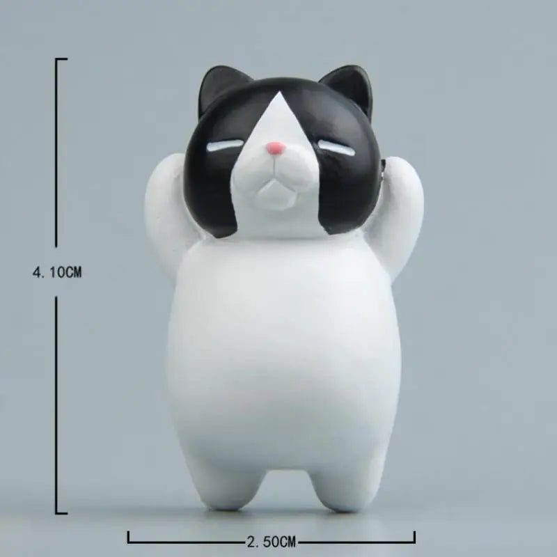 Cartoon Cat 3D Magnetic Fridge Magnet Creative Decorative Kitchen Home Decoration Sticky Note Holder Oasis Select A3