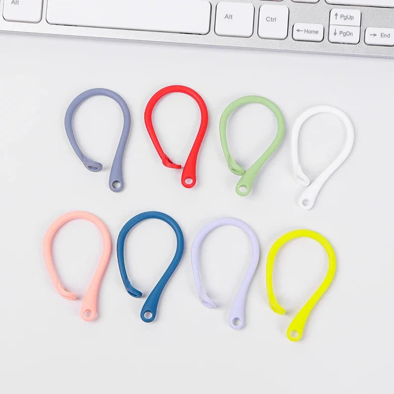 1 Pair Silicone Anti-lost Ear Hook for Apple AirPods 1 2 3 Pro Sports Anti-drop Ear Hook Wireless Earphone Ear Hook White Black Oasis Select