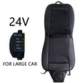Summer Car Cool Air Seat Cushion Refrigerated DC 12V/24V Car Seat Covers Set with Fan Fast Blowing Ventilation Seat Cooling Pat Oasis Select 24V for trucks
