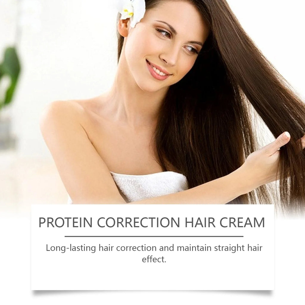 EELHOE Protein Hair Cream – Anti-Frizz Straightening Treatment Hair Straightening Cream Oasis Select