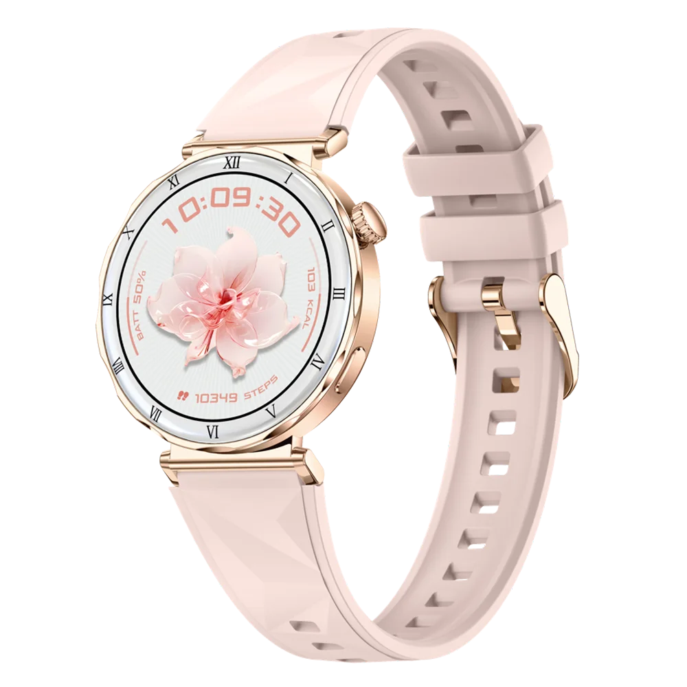 Women Smartwatch Information Push 1.19 Inch Amoled Screen Smart Watch Sleep Health Monitor Blue Tooth Call Sports Fitness Music Oasis Select GDPIS
