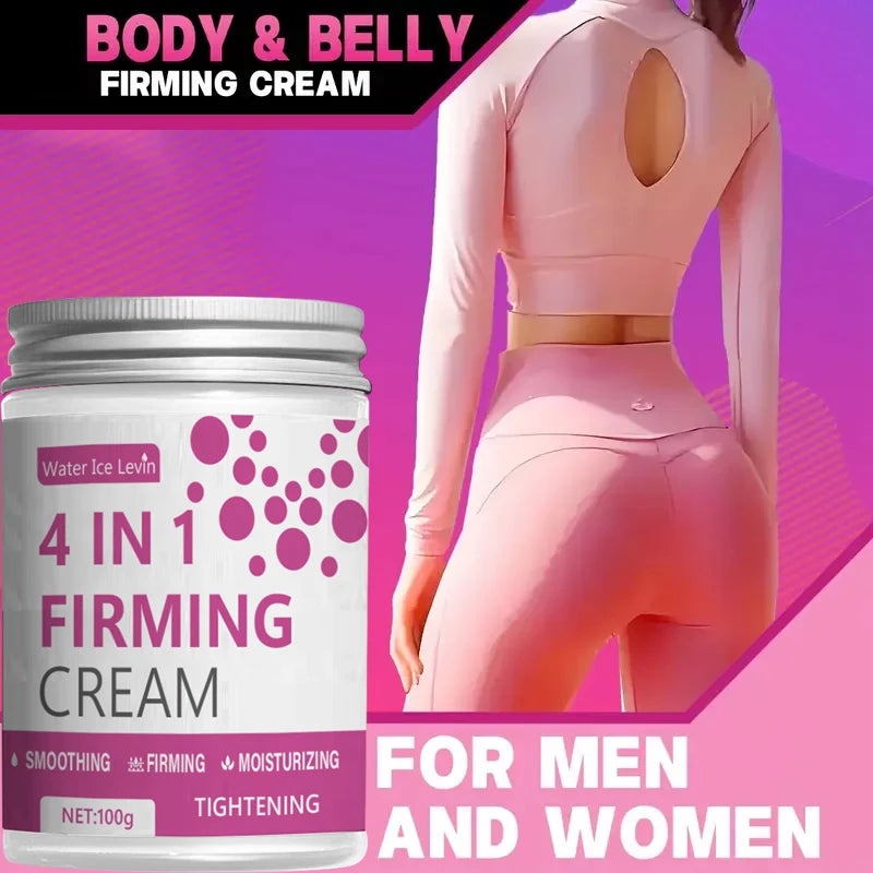 4 in 1 Firming Cream with Ginger, Aloe Vera and Coffee Extracts - Moisturizing Body Firming Cream for Abdomen, Arms and Legs Oasis Select