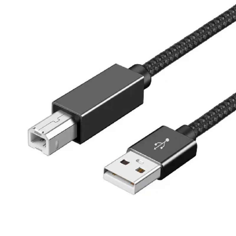 0.5m 1m 2m 3m Nylon Braided Laptop Scanner cable usb c Type-C to USB B 2.0 Printer Cable High Speed For Epson HP Brother Oasis Select