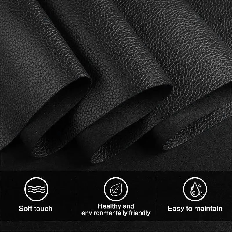 2PCS Car Door Inner Handle PU Leather Cover Door Handle Leather Protective Case Car Styling Interior Upgrades Auto Accessories Oasis Select