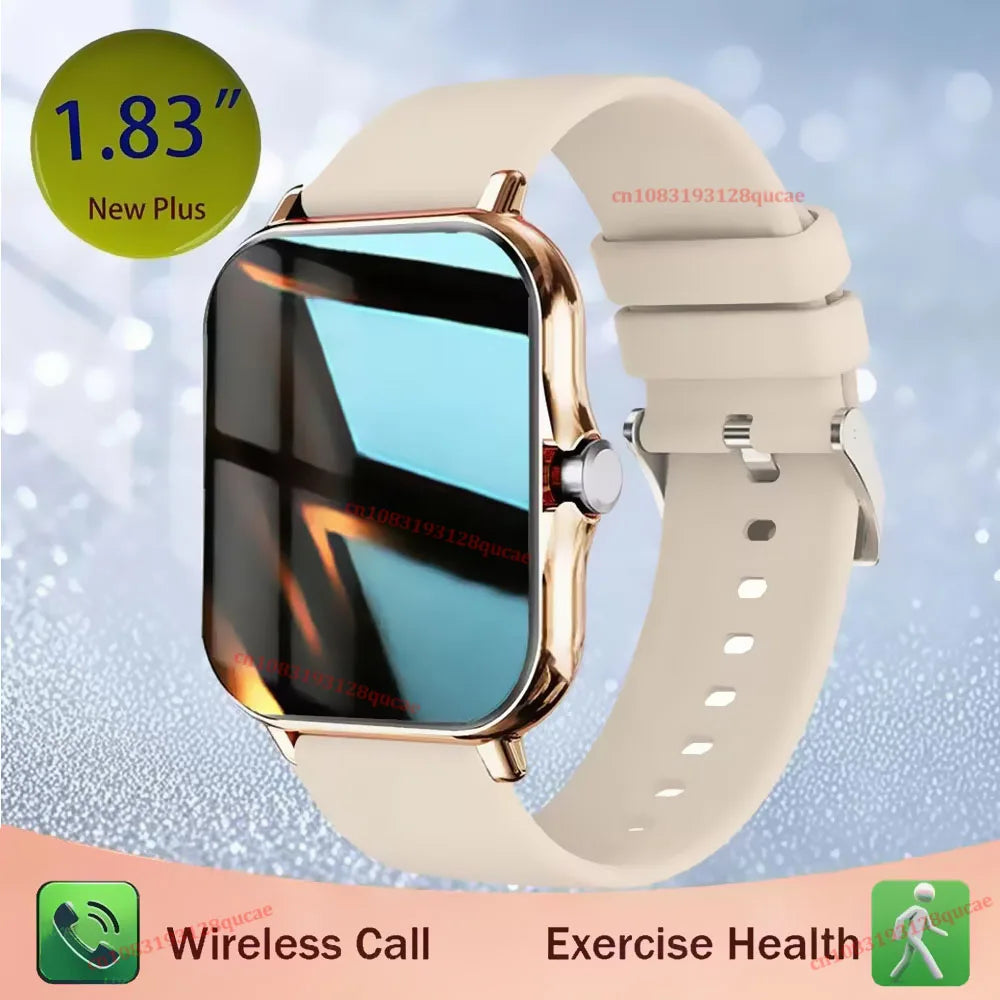 HW12 Smart Watch 1.83" HD – Calls, Fitness & DIY Dials