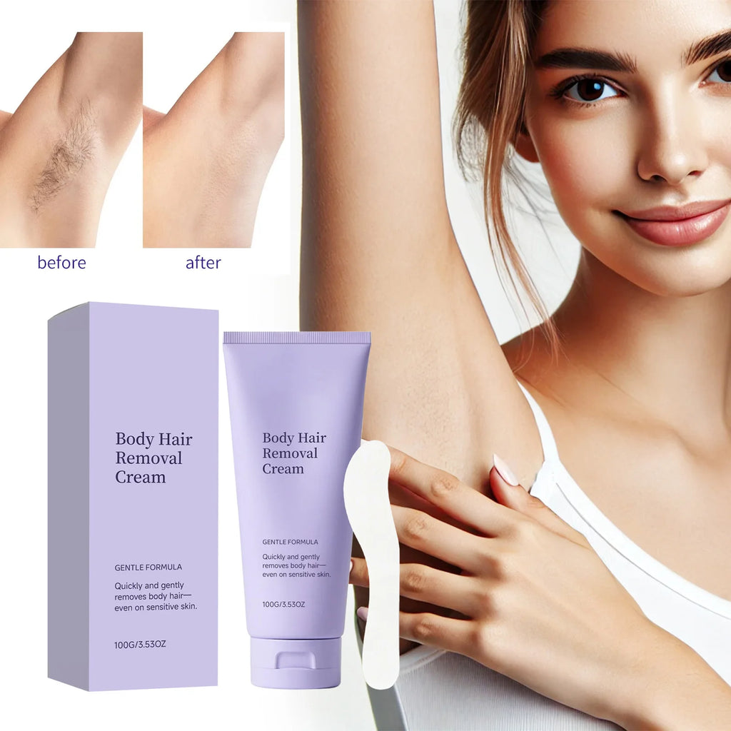 Hoygi Painless Hair Removal Cream – Legs, Arms & Bikini Hair Removal Cream Oasis Select