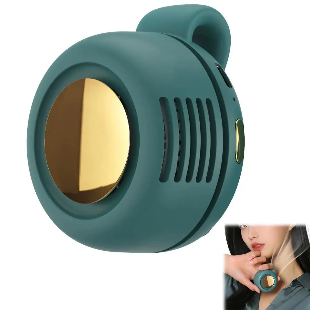 Mini Portable Clip Fan Handheld Waist Hanging Leafless Fan Small Whirlwind Fan For Daily Outdoor Travel Oasis Select