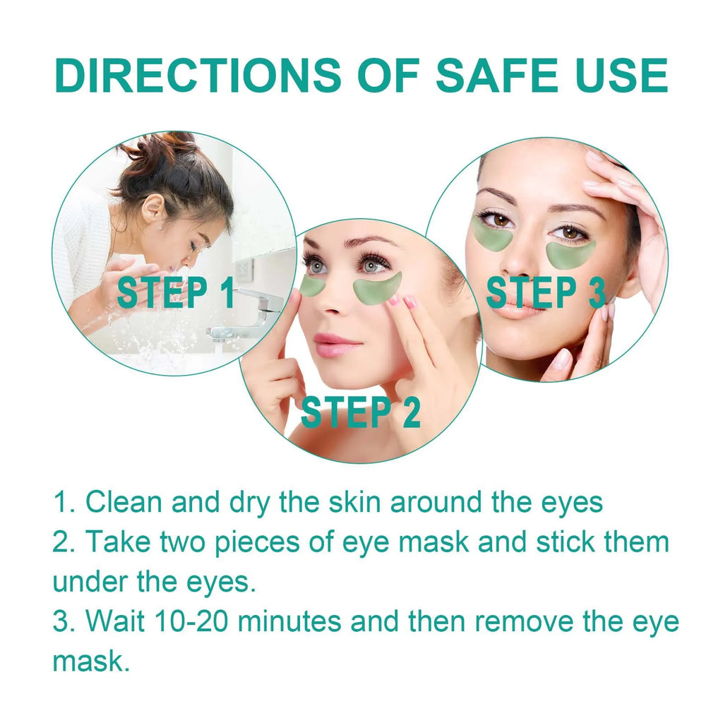 Eelhoe 24K Gold Seaweed Eye Patches – Dark Circles & Puffiness Eye Mask Patches Oasis Select
