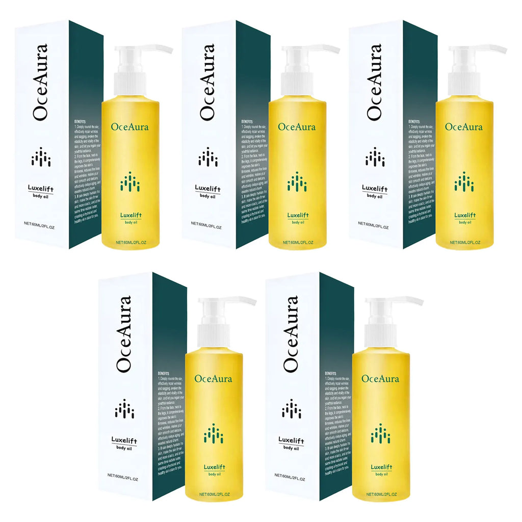 OceAura Skin Firming Body Oil – Anti-Wrinkle & Nourishing Firming Body Oil Oasis Select 300ml boxed