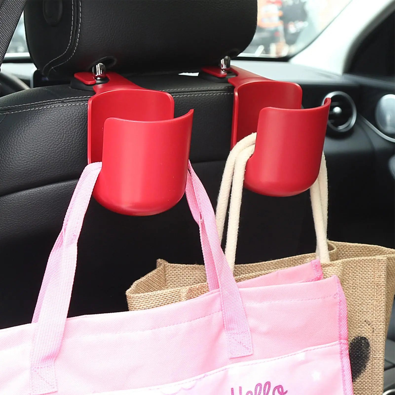 Car Cup Holder Multifunctional Car Rear Seat Cup Holder Hanging Beverage Storage Rack Car Interior Water Bottle Storage Rack Oasis Select