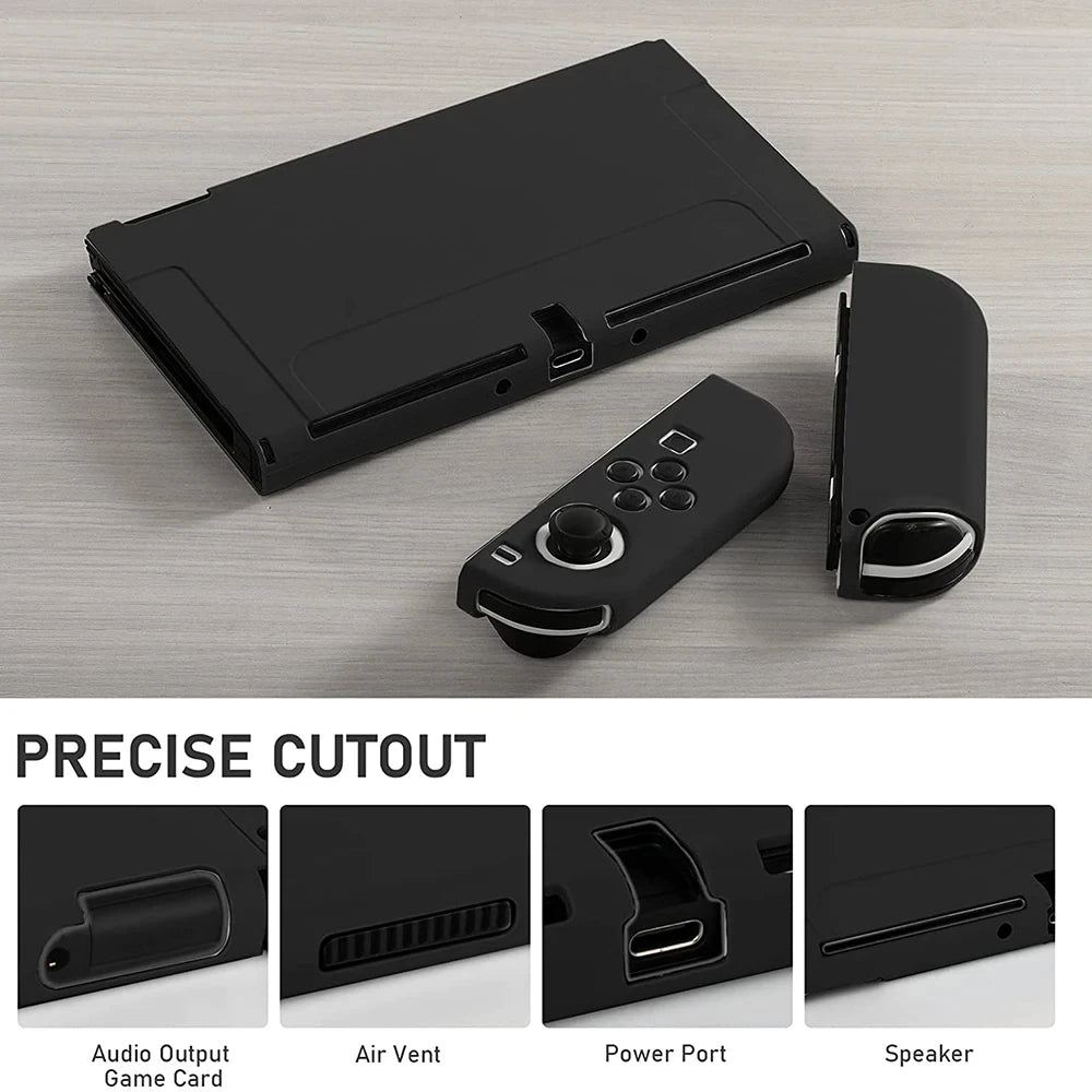 Nintendo Switch OLED Silicone Case & Joy-Con Cover Shell